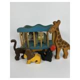 Wooden Circus Animal Set