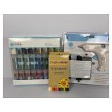 Martha Stewart Glue Gun &Glitter. Oil Pastels (