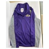 Unisex Small Baltimore Ravens Quarter Zip Up