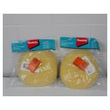 Makita 7" Wool Bonnet, Hook and Loop, Polishing