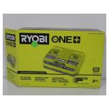 Ryobi One+ 18V Dual-Port Simultaneous Charger