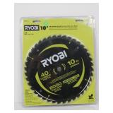 RYOBI 10" Carbide Teeth Thin Kerf Miter Saw Blade