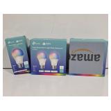 (2) Kasa Smart WiFi Light Bulb Multicolor 2 Pack