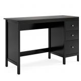 Costway 3 Drawer Office Desk Black