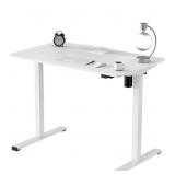Costway Electric Adjustable Standing Desk White