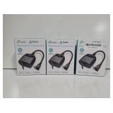 (3) Kasa Smart Wi-Fi Outdoor Plug