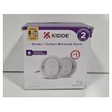 Kidde Smoke + CO Alarm 2 Pack Hardwired + AA