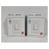 (2) Kasa Smart WiFi Light Switch 3Way