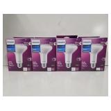 (4) Phillips Dimmable Recessed Light LED Bulbs