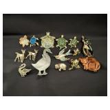 (18) Assorted Animal Pins