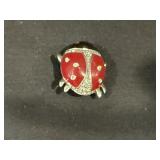 Vintage Sterling Silver Jenna Nicole Ladybug Pin