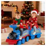 Costway 6V Ride-on Train 2-Seater With Carriage