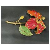 Jose Maria Barrera for Avon Hibuscus Flower Pin