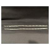 (2) Jeffrey Scott Magnetic Bracelets 7 1/2'