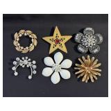 Vintage Misc Lot Pins (6)