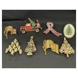 (6) Marked Napier (1) Spode (1)NR Misc Pins