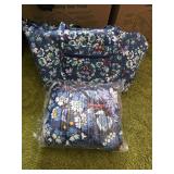 Vera Bradley Tote Bag & Fleece Blanket