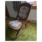 Vintage Folding Rocking Chair