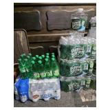 4 Cases of Water, Canada Dry, Sprite