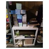 Plastic Shelf w/ Contents