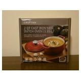 Crofton 2qt Cast Iron Mini Dutch Oven