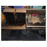 Vintage Sears AM/FM Stereo, 8 Track, Record