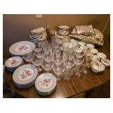 Noritake China Set & Glassware