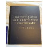 First State Quarters Map w/ Quarters