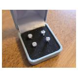 14kt Gold Earrings & 925 China Earrings