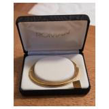 Roman Gold Tone Rhinestone Bracelet