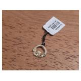 14kt Gold Heart w/ Crown Pendant