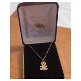 Nicolo Brecci 14kt Gold Filled Chain & Pendant