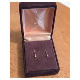 14kt Gold Diamond Earrings