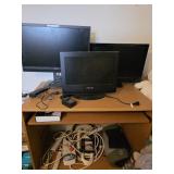 Computer Monitors, Power Strips & Printer
