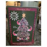 Fiber Optic Counter Rotating Christmas Tree