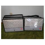 (6) 50' x 90' Taupe Curtains