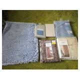 Shower Curtains & Bath Mat