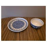 Boleslawiec Polish Pottery Plate & Bowl