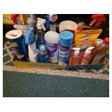 Box of Cleaning Supplies