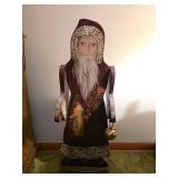 Wooden Santa Dï¿½cor