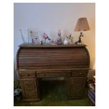 Roll Top Desk w/ Contents