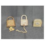 Vintage Locks & Tape Measure