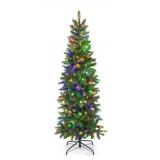 Costway 5ft Pre-Lit Artificial Christmas Tree