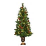 Costway 4ft Pre-Lit Christmas Entrance Tree