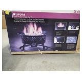 Aurora Steel Propane Gas Fire Pit