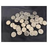 (40) Assorted Dates Kennedy Half Dollars