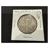 1944 Walking Liberty Half Dollar 90% Silver