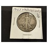 1941S Walking Liberty Half Dollar 90% Silver