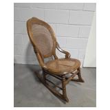 Wood / Cane Rocking Chair