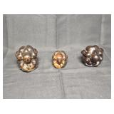 Hand Carved Wooden Weeping Buddhas